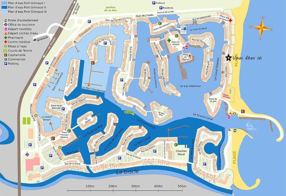Appartement 30 M De La Plage Grimaud Esterno foto